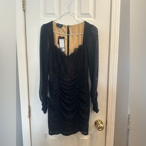 bebe little black dress